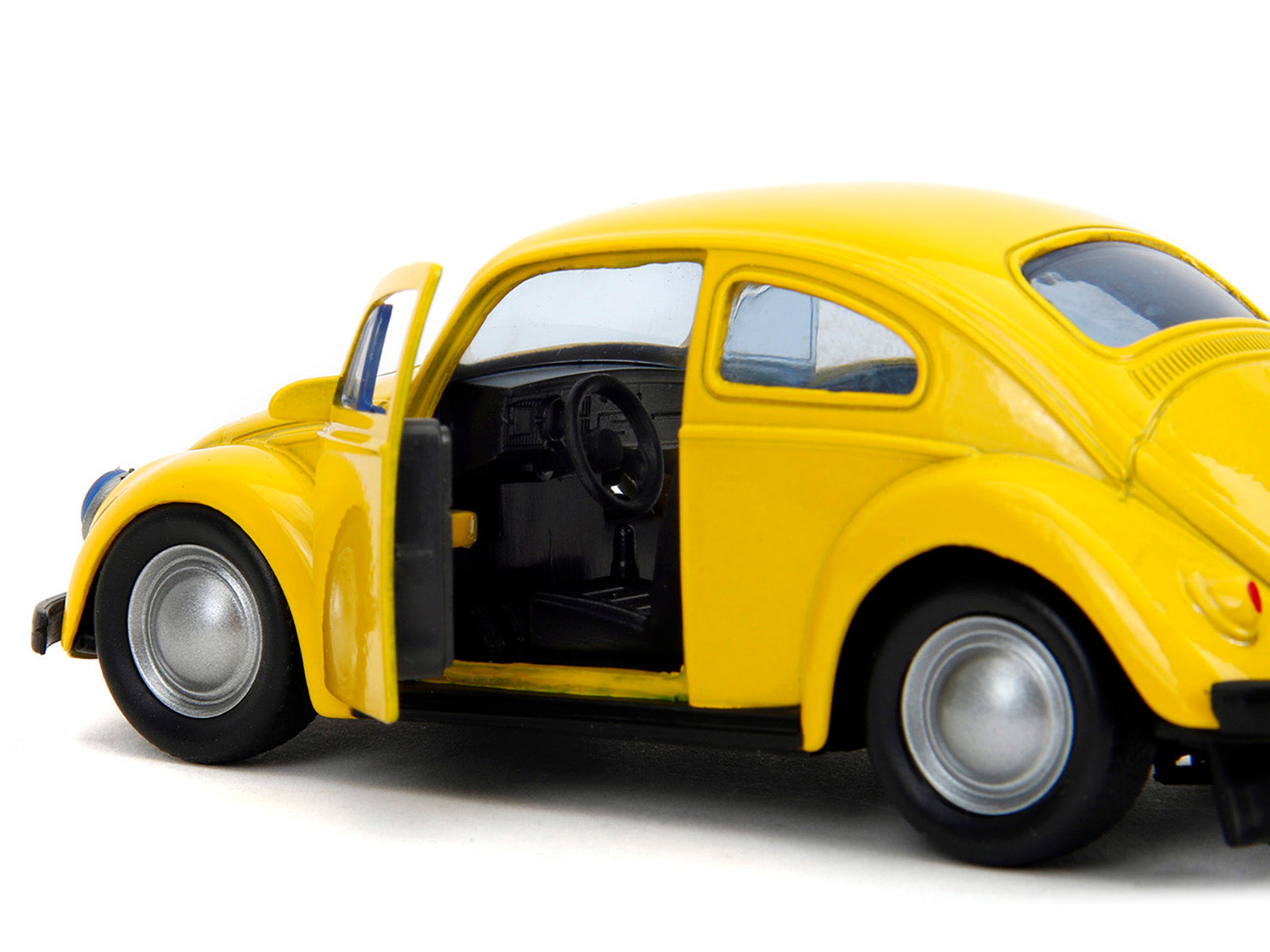 Volkswagen Beetle "Bumblebee" Yellow "Transformers" "Hollywood Rides" Series 1/32 Diecast Model Car by Jada-DiecastModeler.com