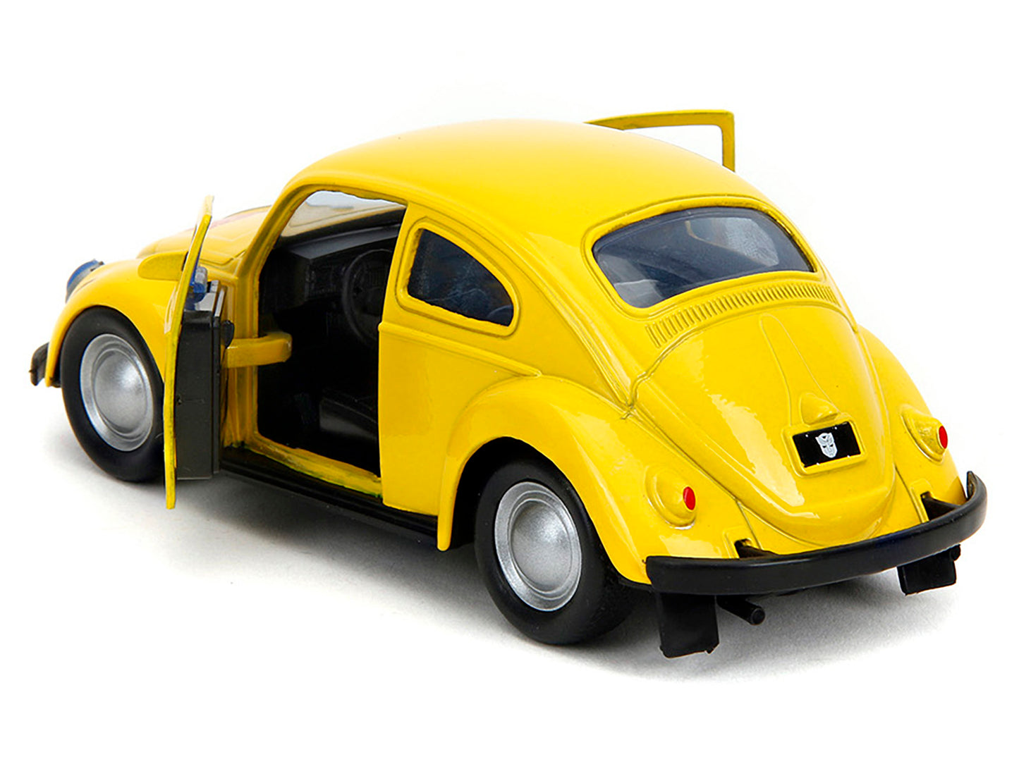 Volkswagen Beetle "Bumblebee" Yellow "Transformers" "Hollywood Rides" Series 1/32 Diecast Model Car by Jada-DiecastModeler.com