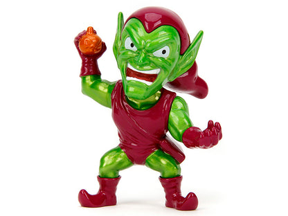 Set of 4 Diecast Figures "Spider-Man" "Metalfigs" Series Diecast Models by Jada-DiecastModeler.com