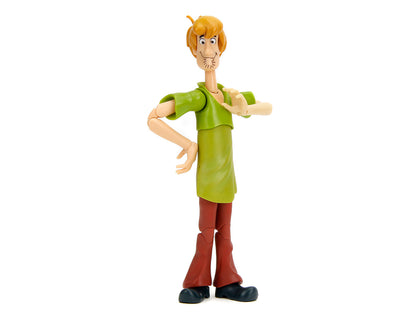 Shaggy Rogers 6.5" Moveable Figure with Accessories and Alternate Head and Hands "Scooby-Doo!" Franchise Model by Jada
