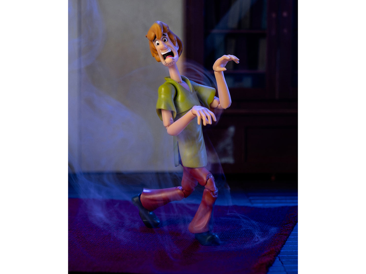 Shaggy Rogers 6.5" Moveable Figure with Accessories and Alternate Head and Hands "Scooby-Doo!" Franchise Model by Jada