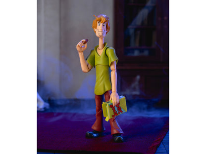 Shaggy Rogers 6.5" Moveable Figure with Accessories and Alternate Head and Hands "Scooby-Doo!" Franchise Model by Jada