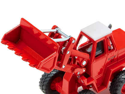 Kramer 411 Wheel Loader Red with White Top 1/50 Diecast Model by Siku-DiecastModeler.com