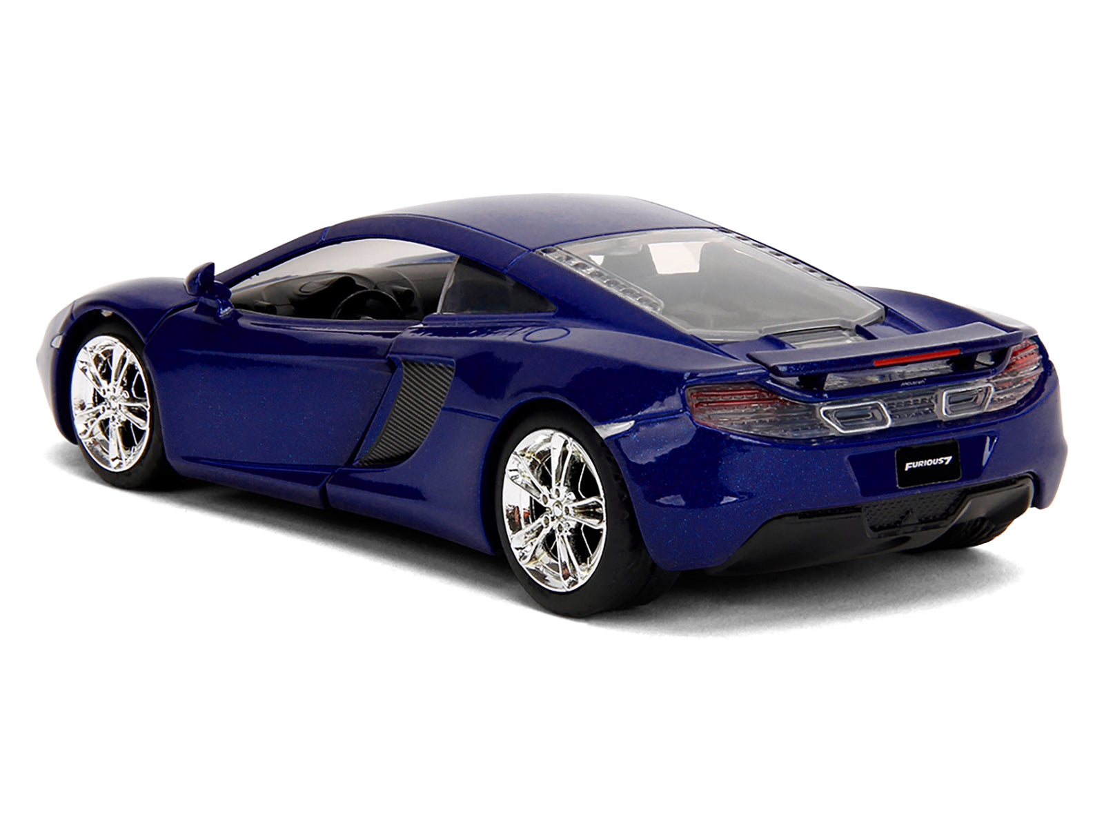 McLaren MP4.12C Blue Metallic "Furious 7" (2015) Movie "Fast & Furious" Series 1/32 Diecast Model Car by Jada-DiecastModeler.com