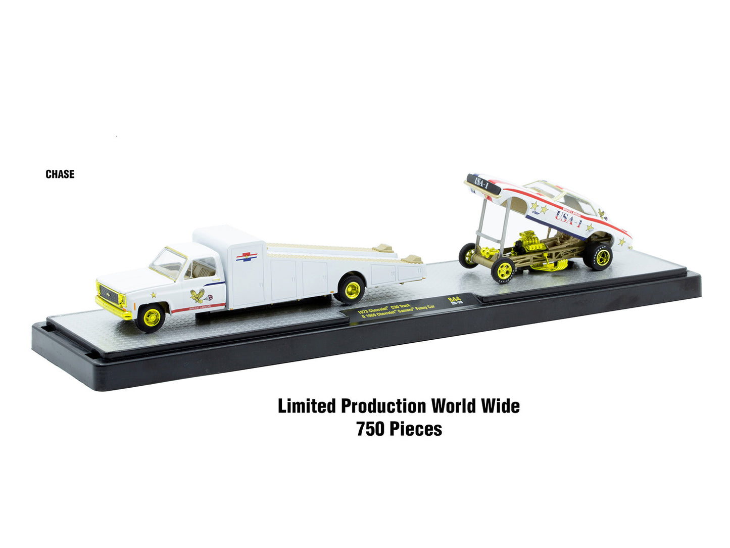 Auto Haulers Set of 3 Trucks Release S44 Limited Edition to 10000 pieces Worldwide 1/64 Diecast Models by M2 Machines