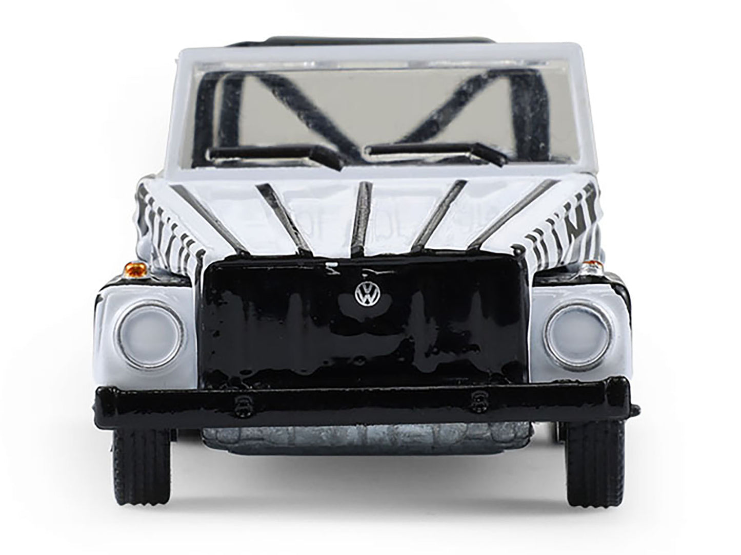 1974 Volkswagen Thing (Type 181) "Safari Adventure" Black and White Zebra Stripes "Club Vee-Dub" Series 21 1/64 Diecast Model Car by Greenlight