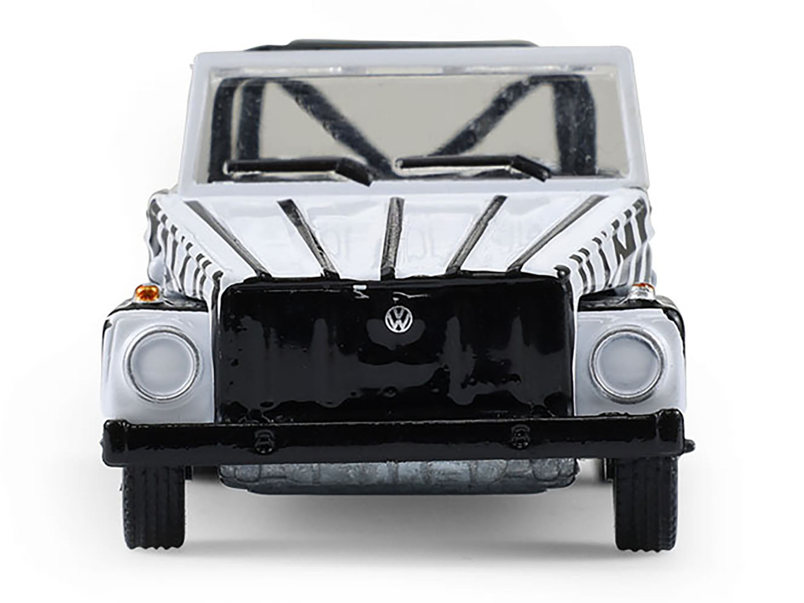 1974 Volkswagen Thing (Type 181) "Safari Adventure" Black and White Zebra Stripes "Club Vee-Dub" Series 21 1/64 Diecast Model Car by Greenlight-DiecastModeler.com