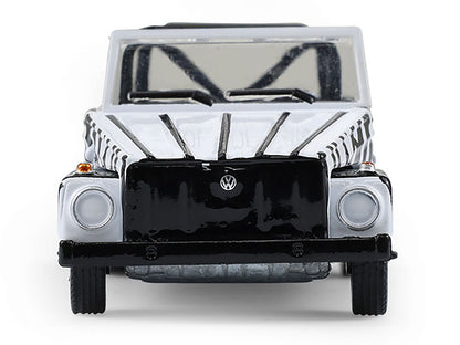 1974 Volkswagen Thing (Type 181) "Safari Adventure" Black and White Zebra Stripes "Club Vee-Dub" Series 21 1/64 Diecast Model Car by Greenlight-DiecastModeler.com