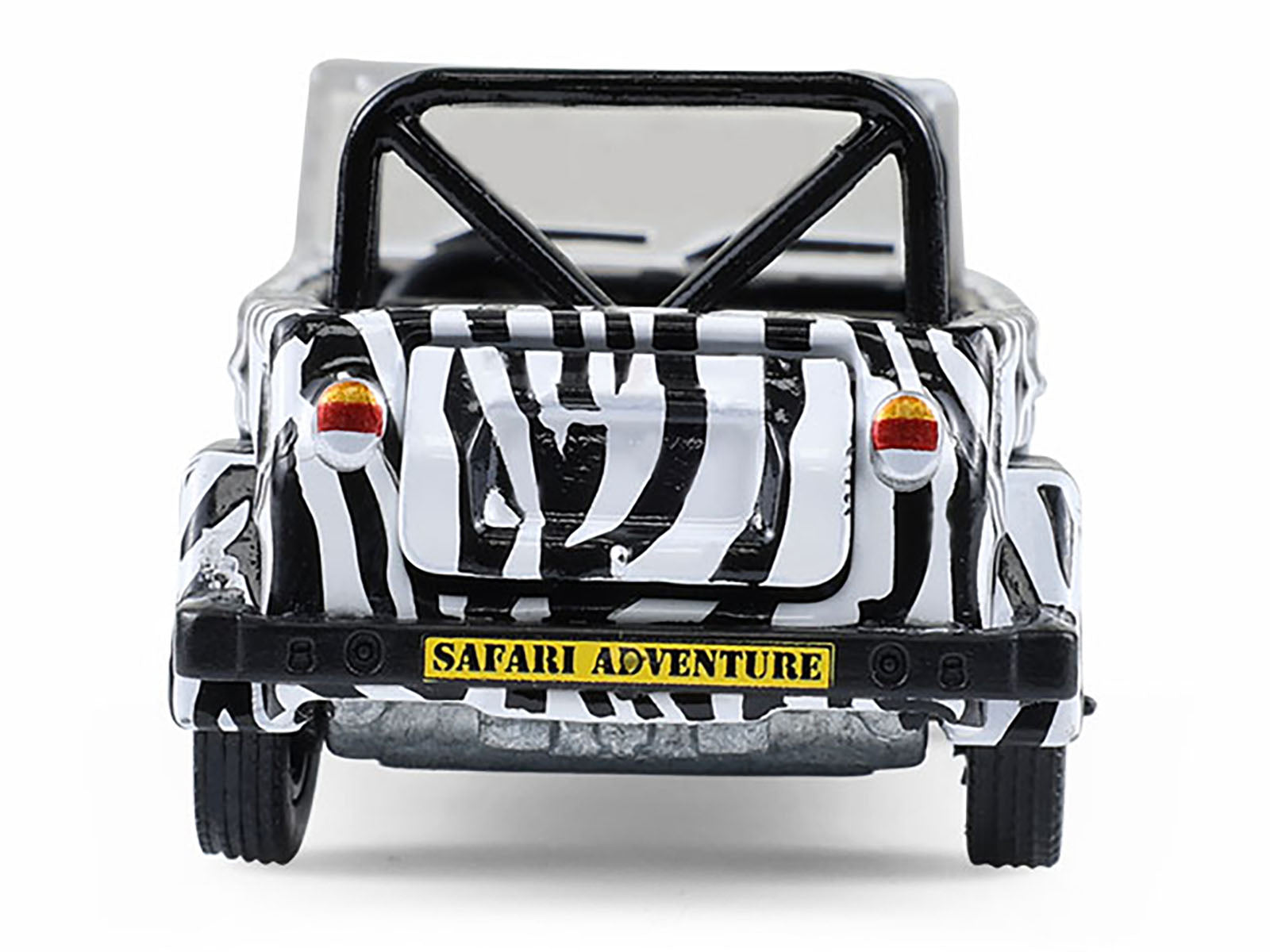1974 Volkswagen Thing (Type 181) "Safari Adventure" Black and White Zebra Stripes "Club Vee-Dub" Series 21 1/64 Diecast Model Car by Greenlight-DiecastModeler.com