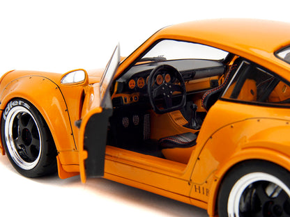 RWB Bodykit "Hibiki" Orange Metallic "Pink Slips" Series 1/18 Diecast Model Car by Jada-DiecastModeler.com