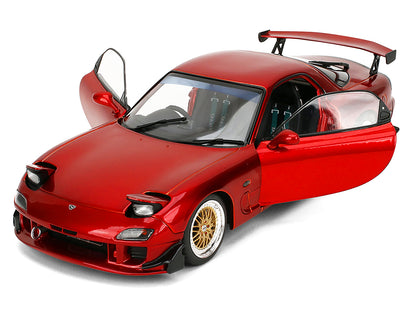 Mazda RX7 Type RS (FD3S) RHD (Right Hand Drive) Orange Metallic "Pink Slips" Series 1/18 Diecast Model Car by Jada