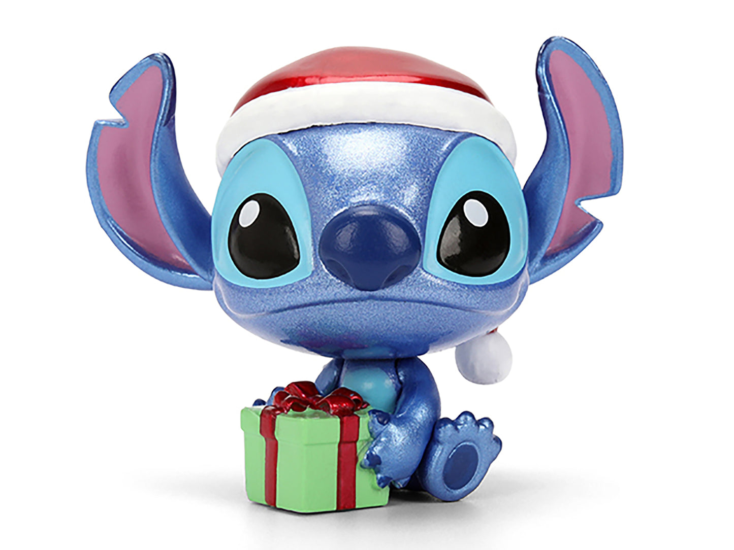 Set of 4 Diecast Figures "Disney's Stitch Christmas Edition" "Metalfigs" Series by Jada