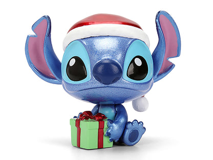 Set of 4 Diecast Figures "Disney's Stitch Christmas Edition" "Metalfigs" Series by Jada