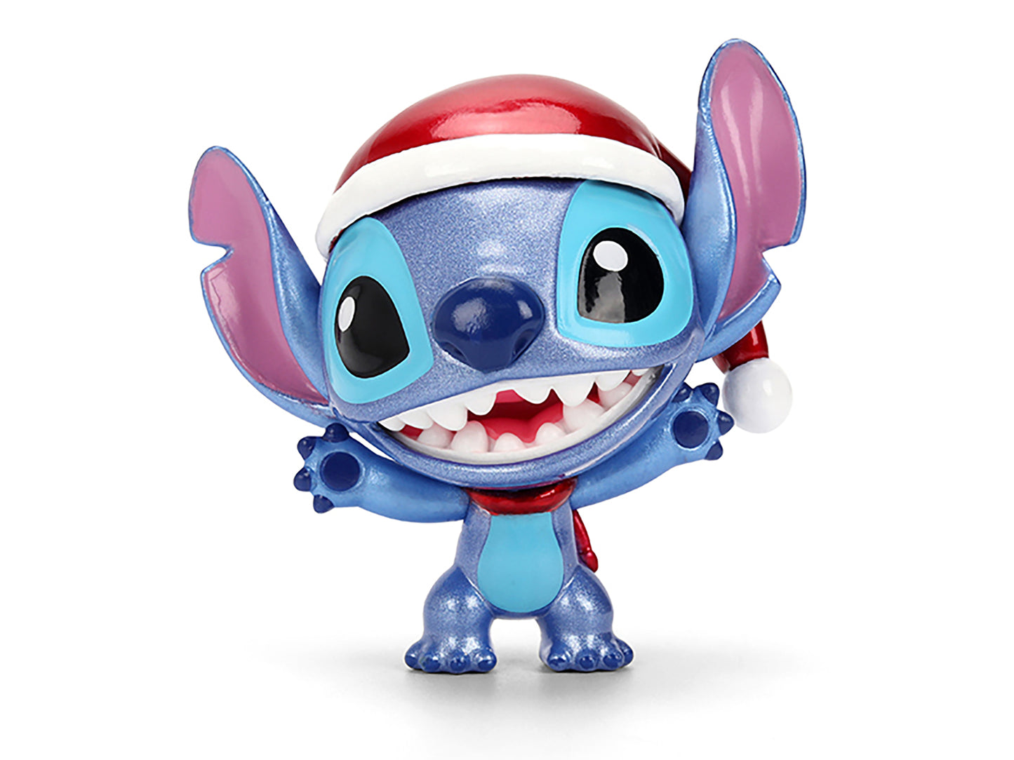 Set of 4 Diecast Figures "Disney's Stitch Christmas Edition" "Metalfigs" Series by Jada