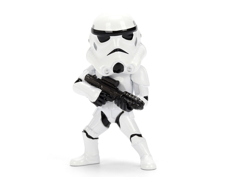 Set of 4 Diecast Figures "Star Wars" Movie Franchise "Metalfigs" Series Diecast Models by Jada-DiecastModeler.com