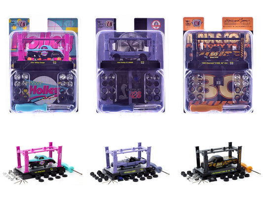Model Kit 3 piece Car Set Release 78 Limited Edition to 9600 pieces Worldwide 1/64 Diecast Model Cars by M2 Machines-DiecastModeler.com