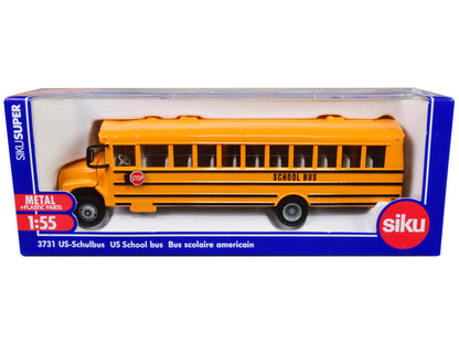 United States School Bus Yellow 1/55 Diecast Model by Siku-DiecastModeler.com