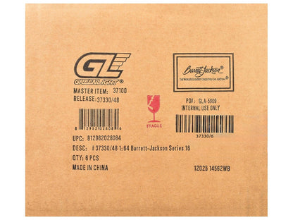 "Barrett-Jackson" Series 16 Set of 6 Cars 1/64 Diecast Model Cars by Greenlight