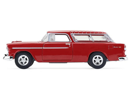 1955 Chevrolet Nomad Custom Wagon Red "Barrett-Jackson" Series 16 1/64 Diecast Model Car by Greenlight