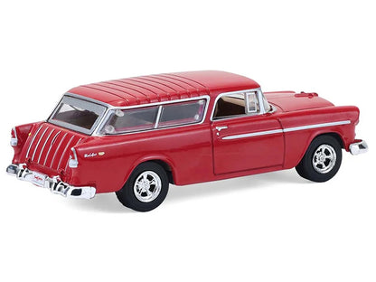 1955 Chevrolet Nomad Custom Wagon Red "Barrett-Jackson" Series 16 1/64 Diecast Model Car by Greenlight