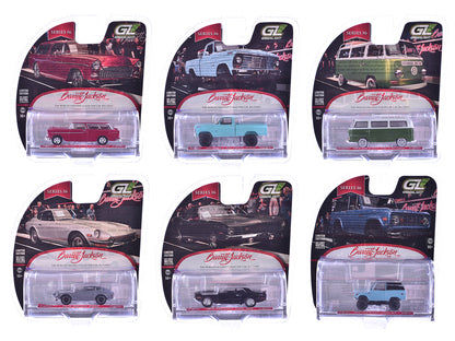 "Barrett-Jackson" Series 16 Set of 6 Cars 1/64 Diecast Model Cars by Greenlight