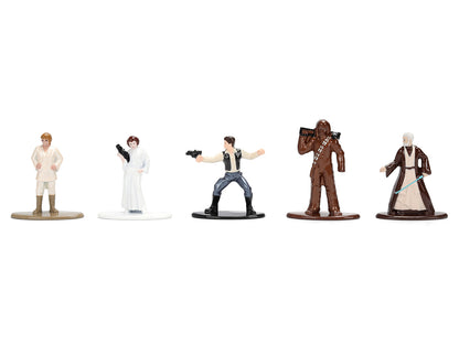 Set of 12 Diecast Figures "Star Wars" Movie Franchise "Nano Metalfigs" Series Diecast Models by Jada