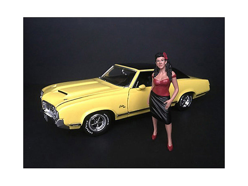 "Hanging Out II" Rosa Figurine for 1/18 Scale Models by American Diorama-DiecastModeler.com
