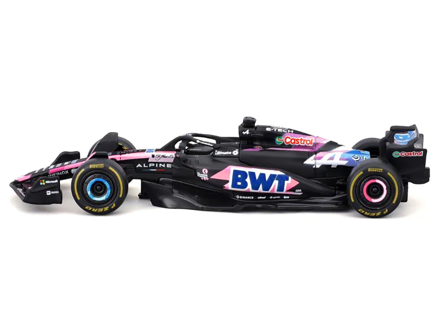 Alpine A524 #31 Esteban Ocon "BWT" "Formula One F1 World Championship" (2024) "Race" Series 1/43 Diecast Model Car by Bburago