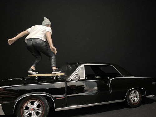 Skateboarder Figurine II for 1/24 Scale Models by American Diorama-DiecastModeler.com