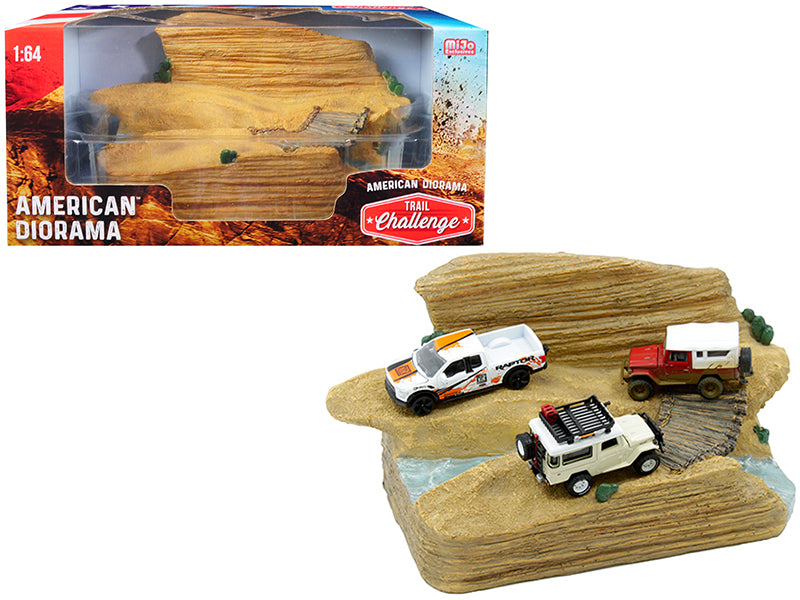 "Trail Challenge" Resin Diorama for 1/64 Scale Models by American Diorama-DiecastModeler.com