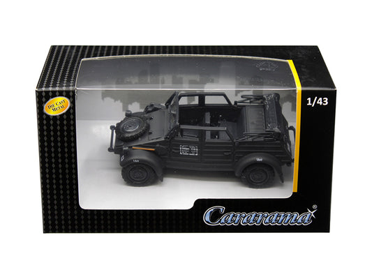 Volkswagen Kubelwagen Convertible K Type 82 Black 1/43 Diecast Model Car by Cararama-DiecastModeler.com