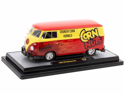 1960 Volkswagen Delivery Van Red and Yellow "Corn Nuts BBQ" Limited Edition to 6250 pieces Worldwide 1/24 Diecast Model Car by M2 Machines-DiecastModeler.com