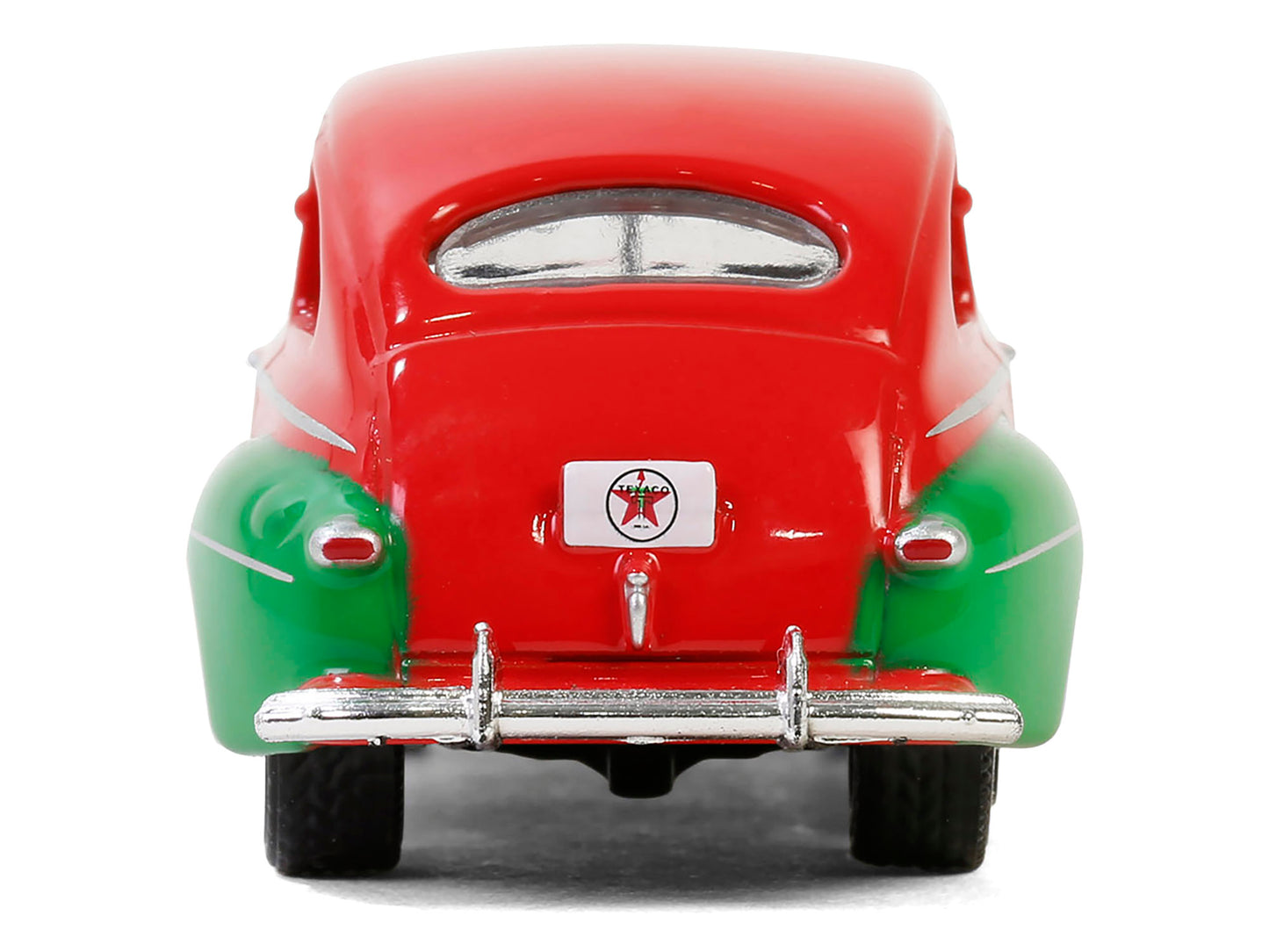 1948 Ford Fordor Super Deluxe "Texaco" Red with Green Fenders "Texaco Special Edition" Series 1 1/64 Diecast Model Car by Greenlight