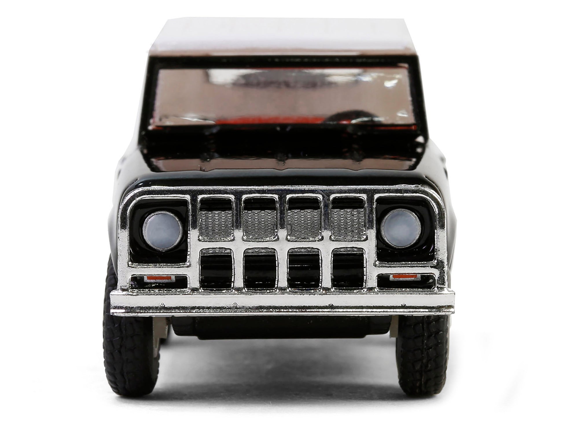 1963 Harvester Scout "Texaco" Black with White Top and Red Interior "Texaco Special Edition" Series 1 1/64 Diecast Model Car by Greenlight-DiecastModeler.com