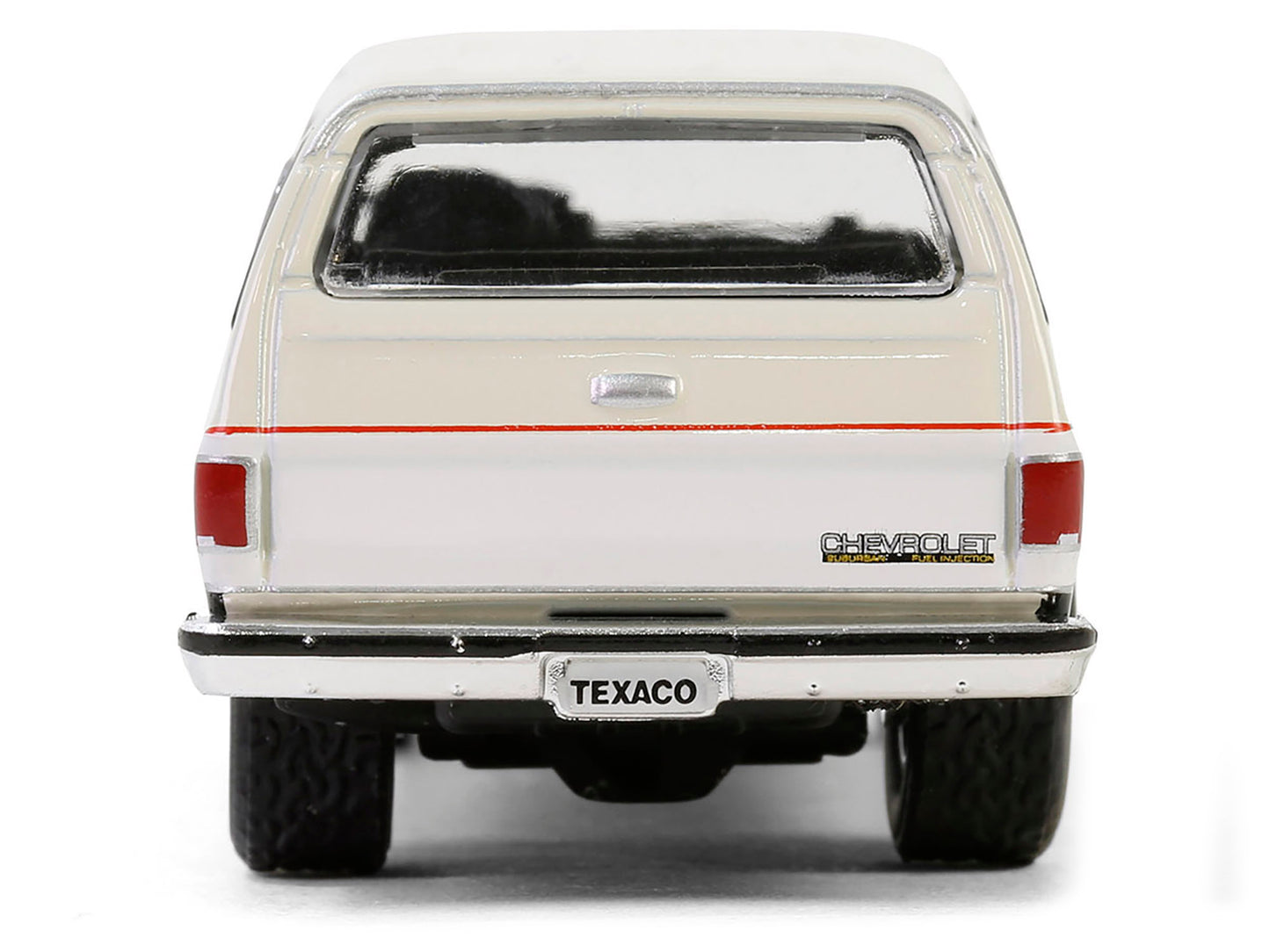 1990 Chevrolet Suburban "Texaco" Cream and White "Texaco Special Edition" Series 1 1/64 Diecast Model Car by Greenlight