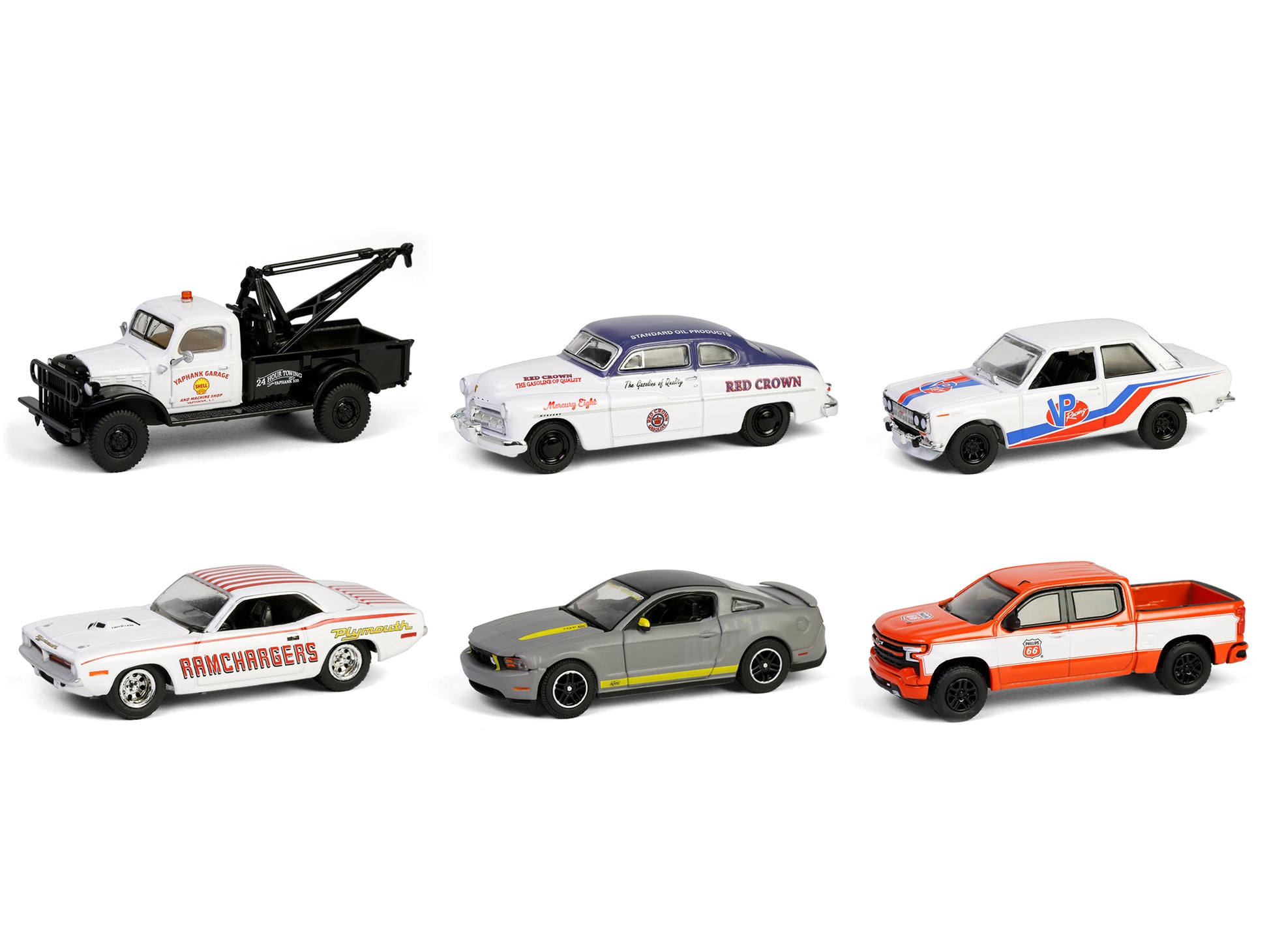 "Running on Empty" 6 piece Set Series 17 1/64 Diecast Model Cars by Greenlight-DiecastModeler.com
