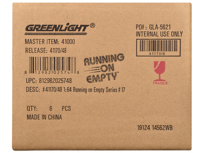 "Running on Empty" 6 piece Set Series 17 1/64 Diecast Model Cars by Greenlight-DiecastModeler.com