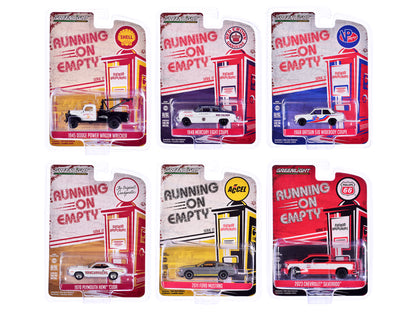 "Running on Empty" 6 piece Set Series 17 1/64 Diecast Model Cars by Greenlight-DiecastModeler.com