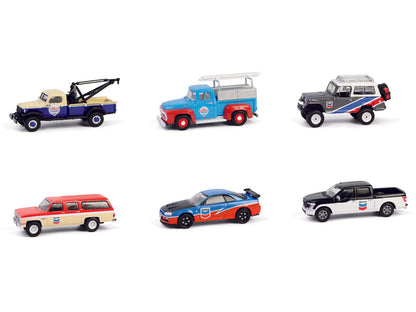 "Chevron Special Edition" Series 1 Set of 6 pieces 1/64 Diecast Model Cars by Greenlight
