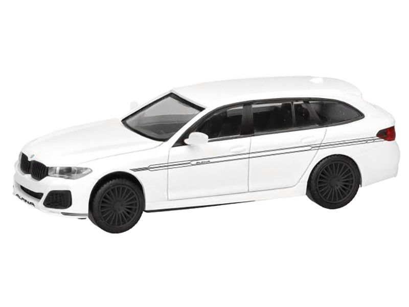 BMW Alpina B5 Touring White 1/87 (HO) Plastic Model Car by Herpa-DiecastModeler.com