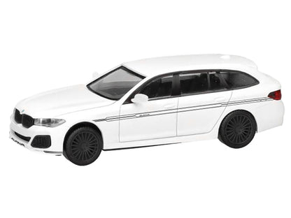 BMW Alpina B5 Touring White 1/87 (HO) Plastic Model Car by Herpa-DiecastModeler.com