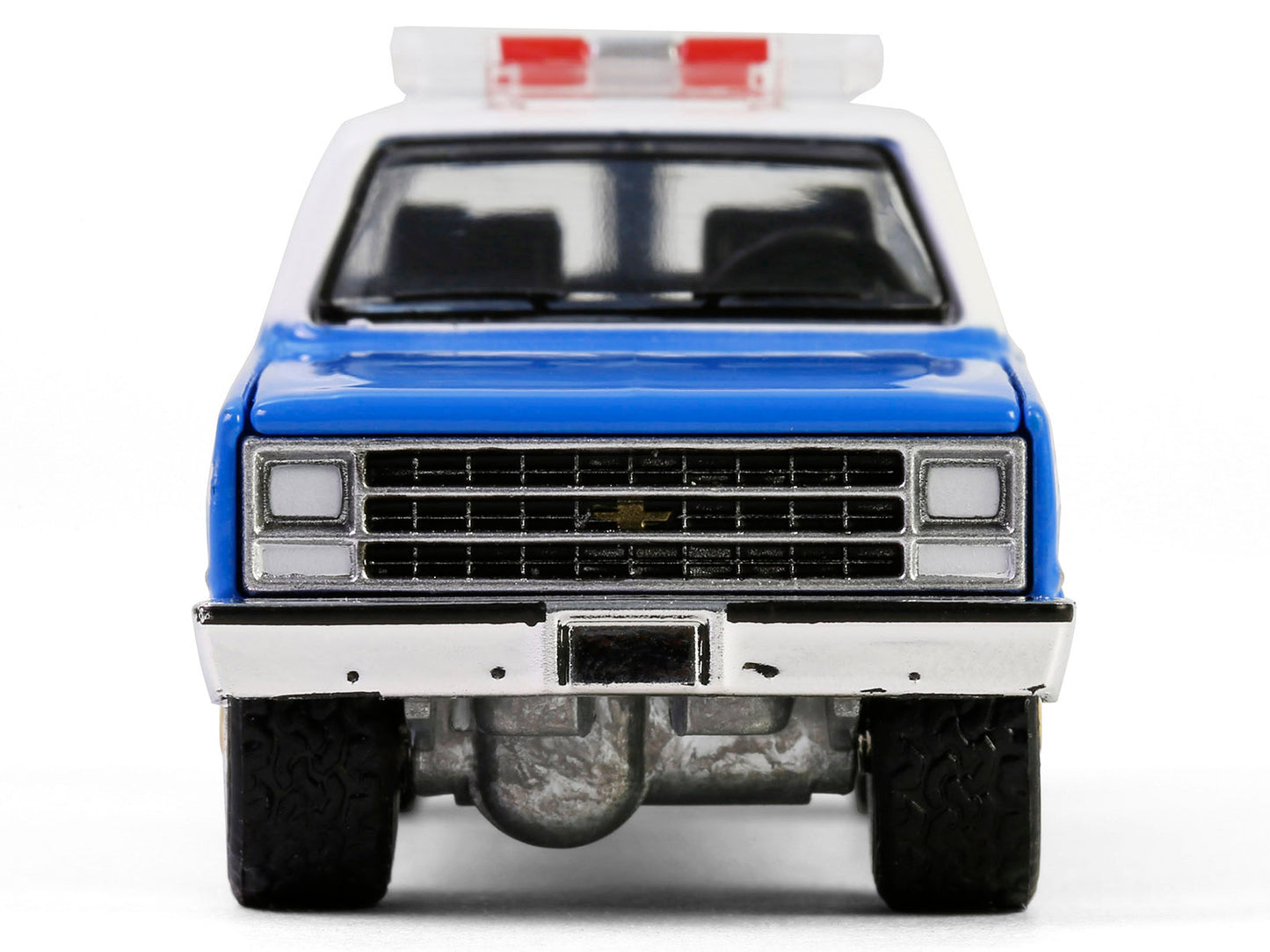 1990 Chevrolet Suburban K2500 Scottsdale "NYPD (New York City Police Department)" Blue with White Top "Hot Pursuit" Series 46 1/64 Diecast Model Car by Greenlight