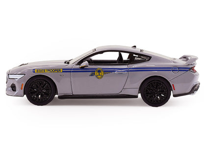 2023 Ford Mustang GT "South Carolina Highway Patrol" Gray with Blue Stripes "Hot Pursuit" Series 47 1/64 Diecast Model Car by Greenlight