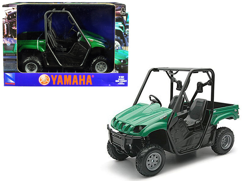 2008 Yamaha Rhino 700 F1 4x4 Off Road ATV Green 1/12 Diecast Model by New Ray-DiecastModeler.com