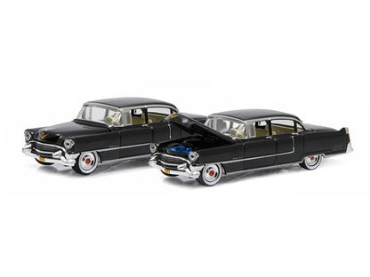 1955 Cadillac Fleetwood Series 60 Black "The Godfather" (1972) Movie "Hollywood Series" Release 14 1/64 Diecast Model Car by Greenlight