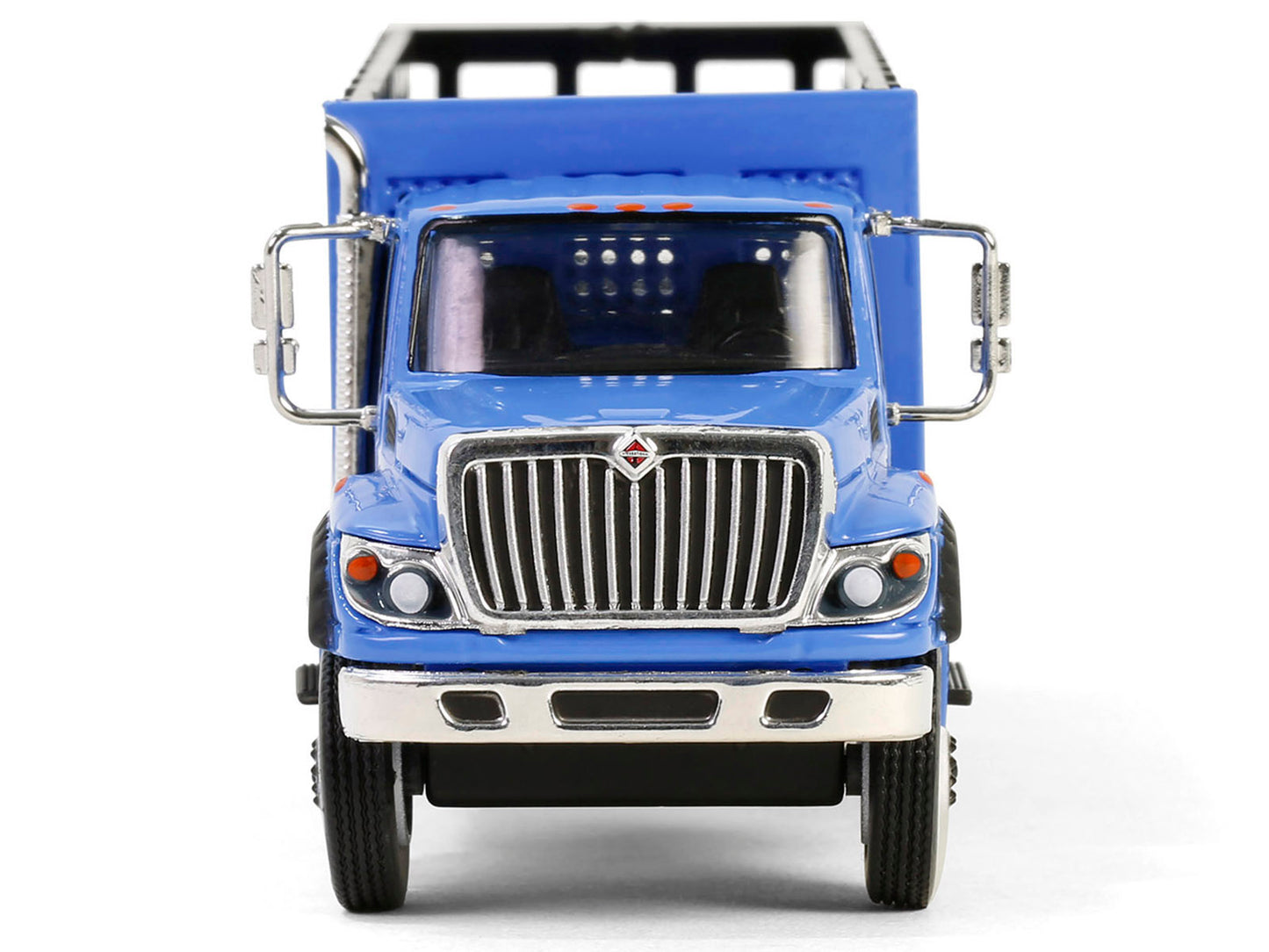 2018 International WorkStar Platform Stake Truck Blue "S.D. Trucks" Series 19 1/64 Diecast Model Car by Greenlight