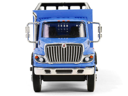 2018 International WorkStar Platform Stake Truck Blue "S.D. Trucks" Series 19 1/64 Diecast Model Car by Greenlight