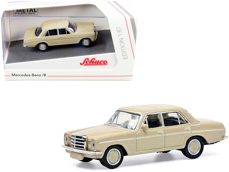Mercedes Benz 8 Beige 1/87 (HO) Diecast Model Car by Schuco-DiecastModeler.com