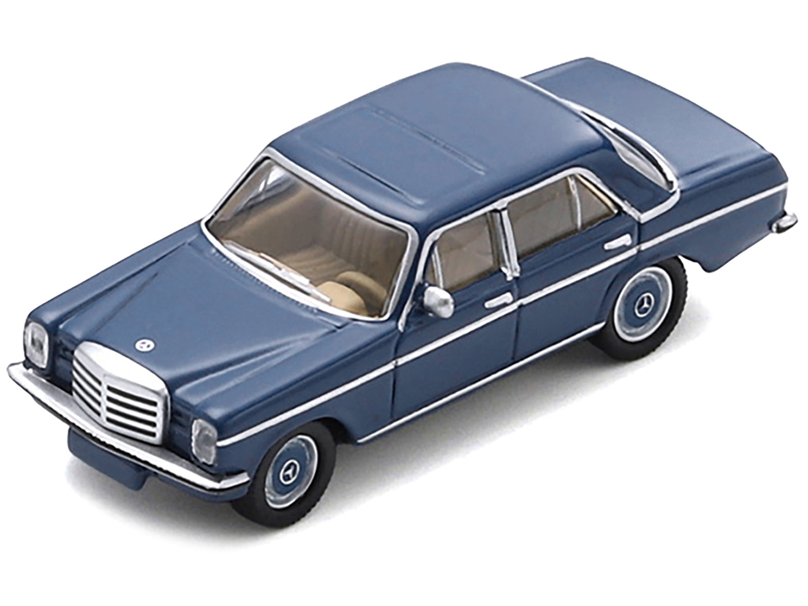 Mercedes-Benz /8 (W114) Sedan Blue 1/87 (HO) Diecast Model Car by Schuco-DiecastModeler.com