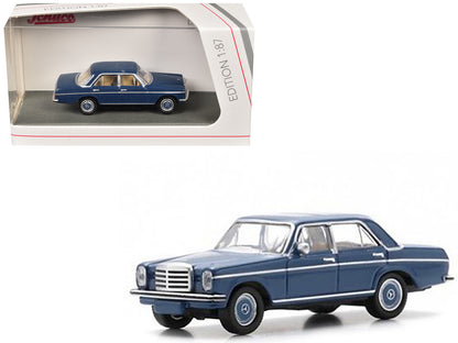Mercedes-Benz /8 (W114) Sedan Blue 1/87 (HO) Diecast Model Car by Schuco-DiecastModeler.com